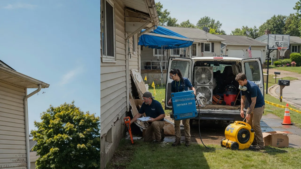 Ceiling Leak Cleanup in Branchville, IN near me
